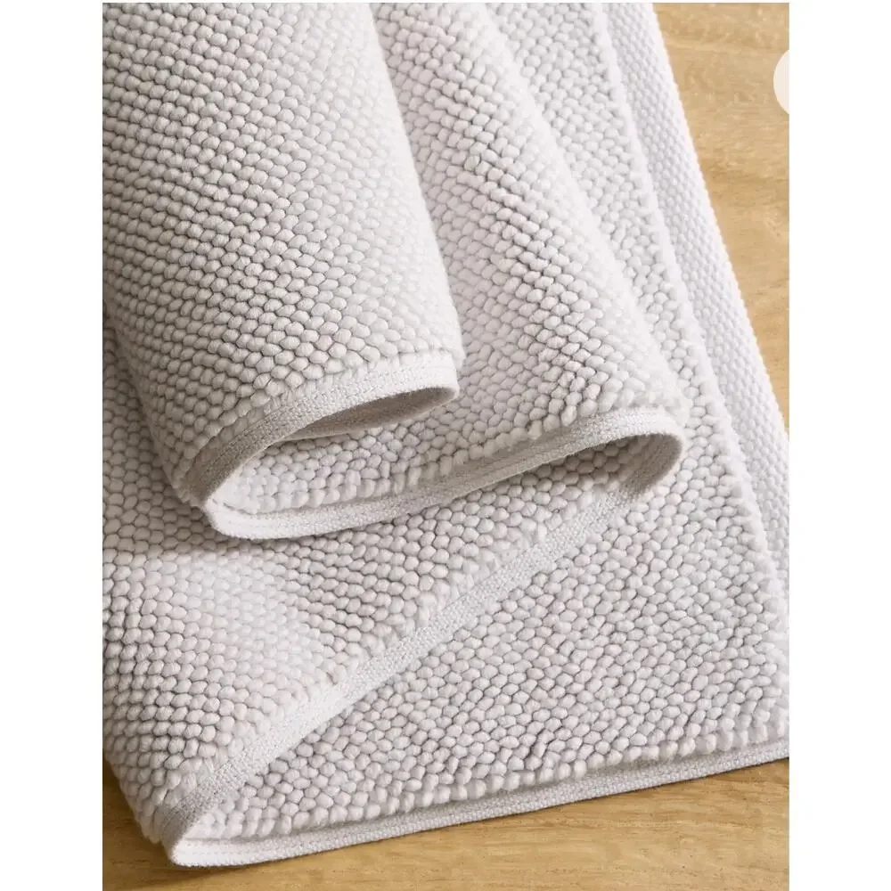 Turkish Cotton Bath Mat Bundle (2) - Silver